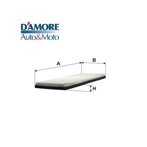 FILTRO ARIA ABITACOLO L390 L150 H25 AUDI A4 (8D,B5) VOLKSWAGEN PASSAT (3B)