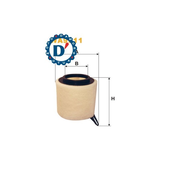 FILTRO ARIA MOTORE D143 D79 H200 BMW 1 (E87) 3 (E90, E91) X1 (E84) 1.6 i 1.8 i 2.0 i