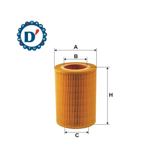 FILTRO ARIA MOTORE D89 D49 H137 SMART (MC01) 0.6 0.7