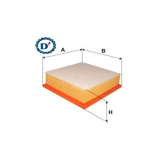 FILTRO ARIA MOTORE L212 L203 H62 ALFA ROMEO MITO 1.6 JTDM FIAT DOBLO\' PUNTO (199) 1.6 MJ 1.9 MJ