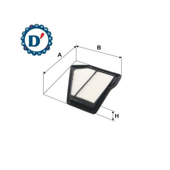 FILTRO ARIA MOTORE L236 L233 H48 HONDA CR-V III IV 2.2 DTEC