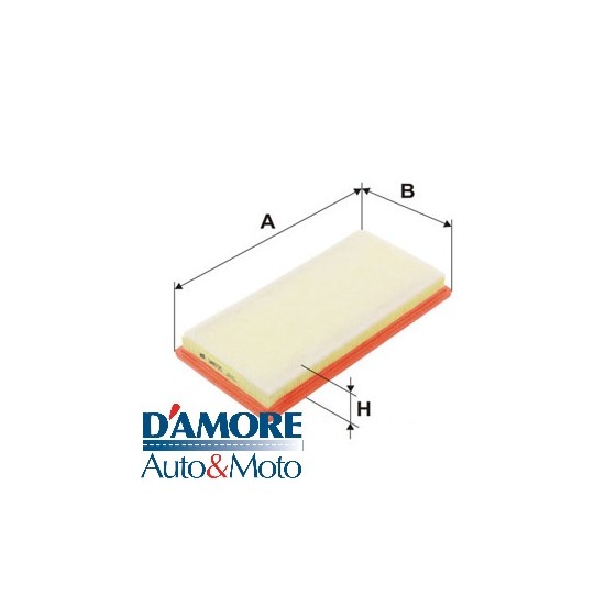 FILTRO ARIA MOTORE L272 L140 H34 ALFA ROMEO MITO FIAT 500 GRANDE PUNTO (199) PANDA (312, 323) LANCIA YPSILON (846) 0.9