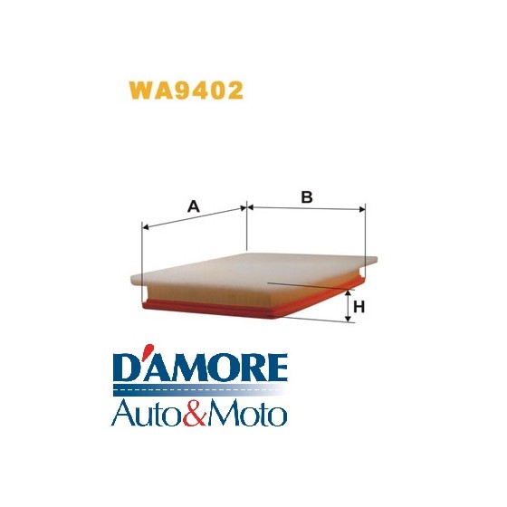 FILTRO ARIA MOTORE L290 L207 H51 OPEL CORSA C MERIVA 1.3 CDI 1.7 CDTI