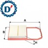 FILTRO ARIA MOTORE L311 L282 H34 SEATI IBIZA V VOLKSWAGEN POLO (AW1, BZ1) 1.0