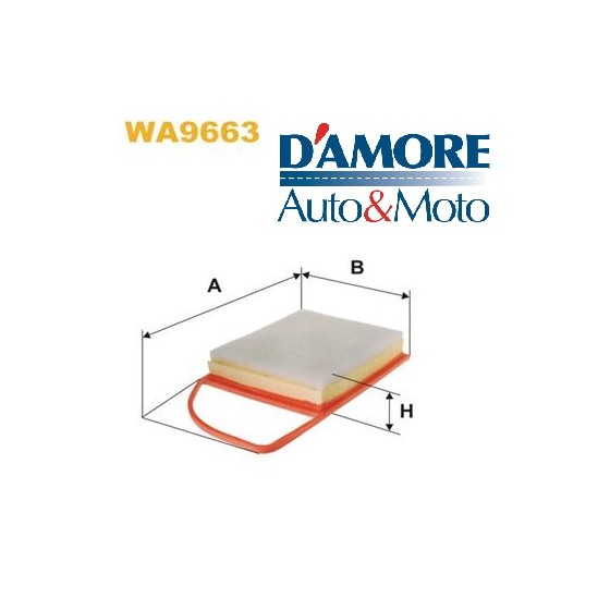 FILTRO ARIA MOTORE L348 L205 H52 CITROEN C3 DS3 DS4 PEUGEOT 207 308 5008 1.4 HDI 1.6 HDI