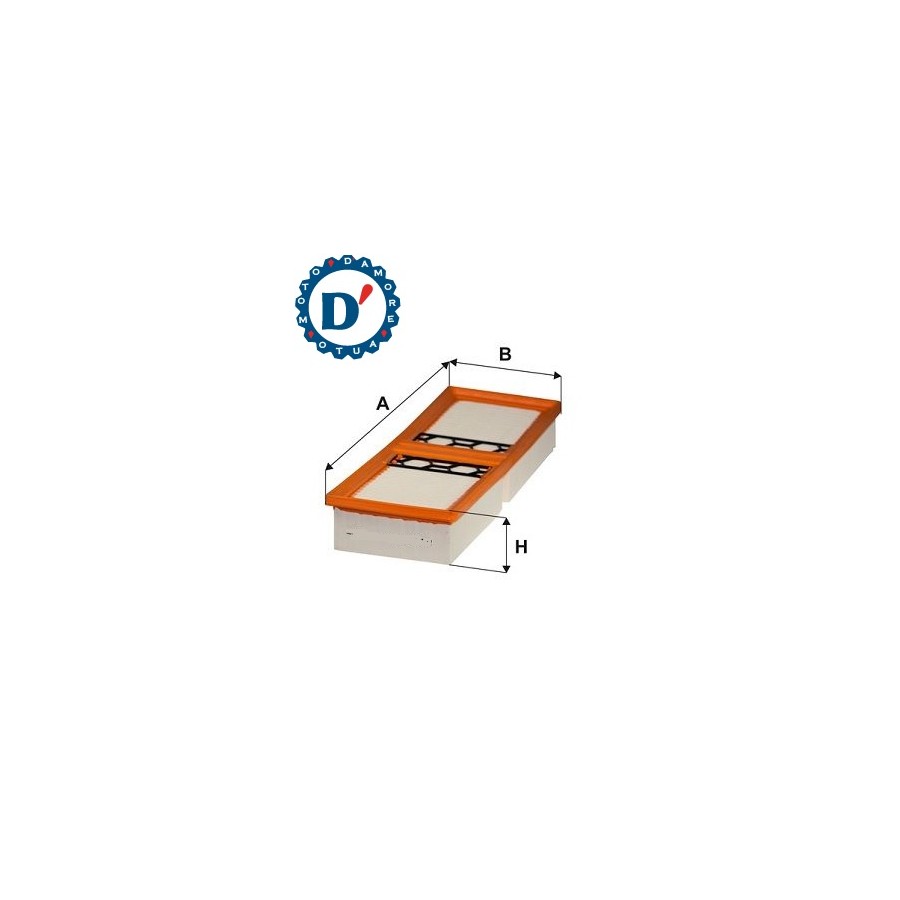 FILTRO ARIA MOTORE L362 L135 H57 ALFA ROMEO GIULIA (952) STELVIO (949) 2.0 2.2 D