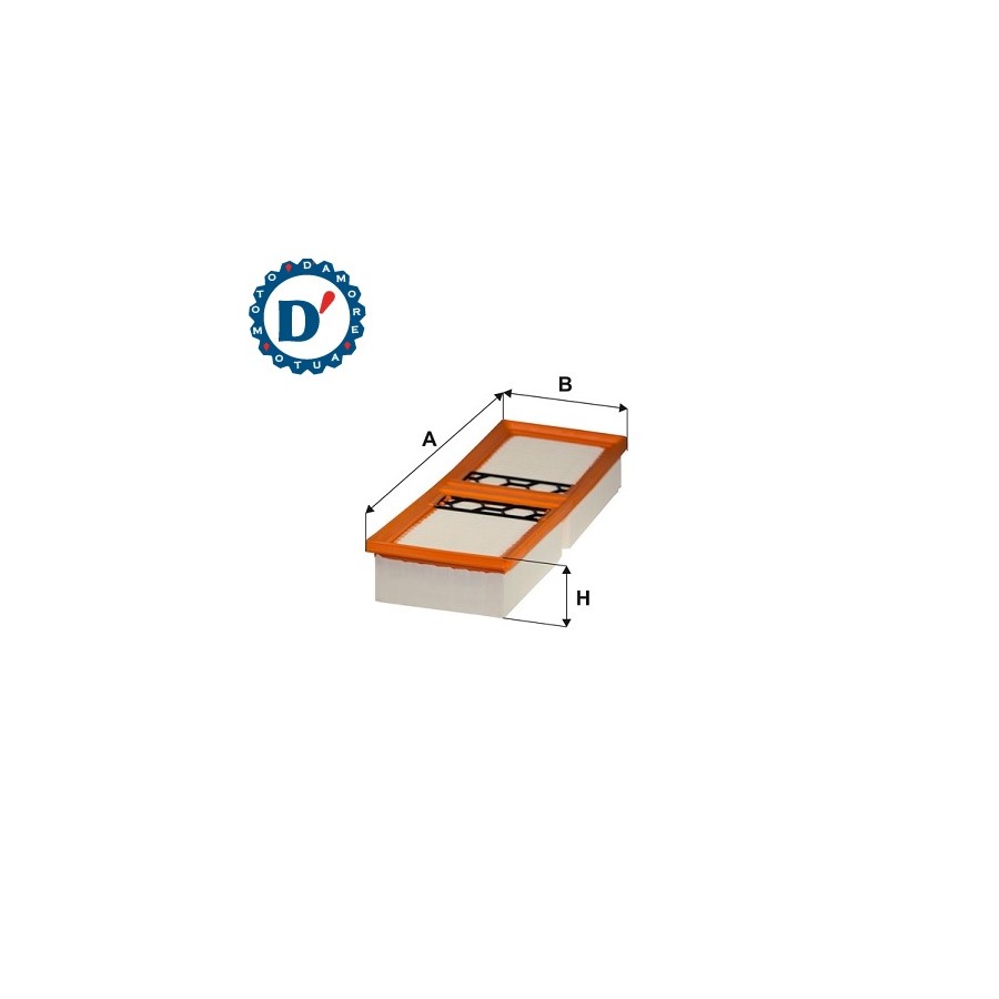 FILTRO ARIA MOTORE L362 L135 H57 ALFA ROMEO GIULIA (952) STELVIO (949) 2.0 2.2 D