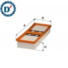 FILTRO ARIA MOTORE L362 L135 H57 ALFA ROMEO GIULIA (952) STELVIO (949) 2.0 2.2 D