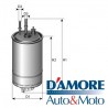 FILTRO GASOLIO ALFA ROMEO 159 1.9 JTD FIAT GRANDE PUNTO 1.3 MJ CON SENSORE ACQUA M12X1,5