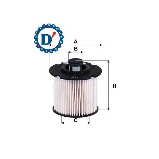 FILTRO GASOLIO D66 D18 H74 CITROEN C3 C4 DS3 DS4 1.6 HDI 2.0 HDI FORD FIESTA VI FOCUS III GALAXY MONDEO V S-MAX 1.5 TDCI 2.0 TDC