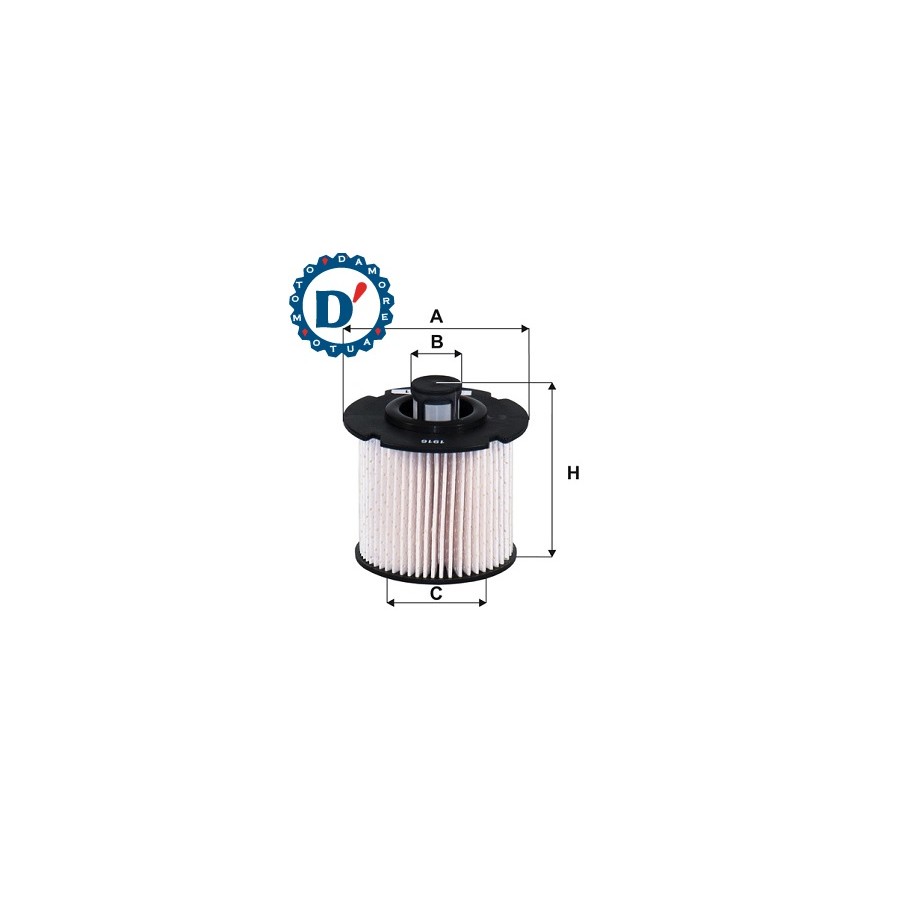 FILTRO GASOLIO D66 D18 H74 CITROEN C3 C4 DS3 DS4 1.6 HDI 2.0 HDI FORD FIESTA VI FOCUS III GALAXY MONDEO V S-MAX 1.5 TDCI 2.0 TDC
