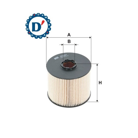 FILTRO GASOLIO D92 D23 H74 CITROEN C4 DS4 DS5 2.0 HDI FIAT SCUDO (270) 2.0 MJ C-MAX II FOCUS III KUGA 2.0 TDCI PEUGEOT 3008308 5