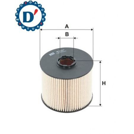 FILTRO GASOLIO D92 D23 H74 CITROEN C4 DS4 DS5 2.0 HDI FIAT SCUDO (270) 2.0 MJ C-MAX II FOCUS III KUGA 2.0 TDCI PEUGEOT 3008308 5
