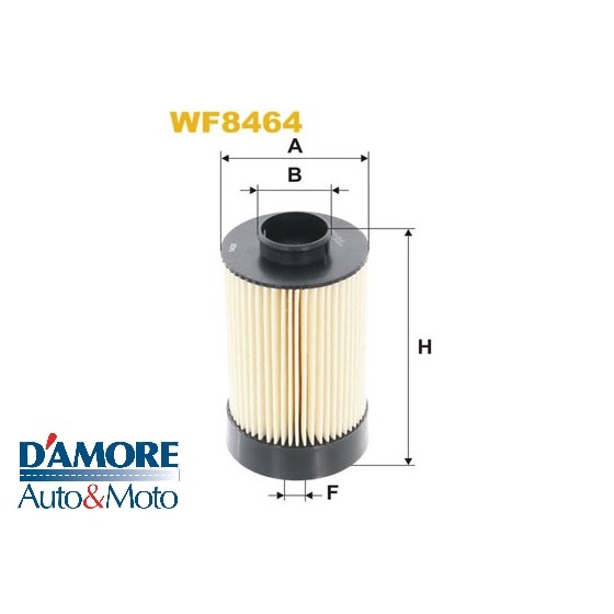 FILTRO GASOLIO E81 I15 H150 PER IVECO DAILY III V 2.3 MJ 3.0 MJ impianto PURFLUX