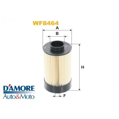 FILTRO GASOLIO E81 I15 H150 PER IVECO DAILY III V 2.3 MJ 3.0 MJ impianto PURFLUX