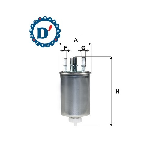 FILTRO GASOLIO E86,5 H187 LAND ROVER DISCOVERY V (L462) RANGE ROVER IV (L405) SPORT (L494) 3.0 TD 4 TUBI