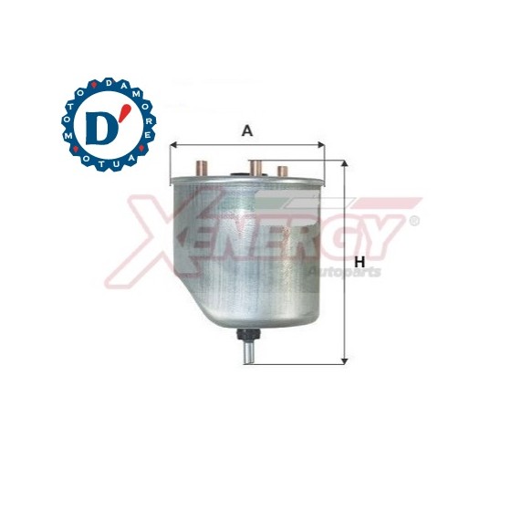 FILTRO GASOLIO E96 I22 H118 CITROEN C3 DS3 PEUGEOT 208 308 5008 1.4 HDI 1.6 HDI \'09-