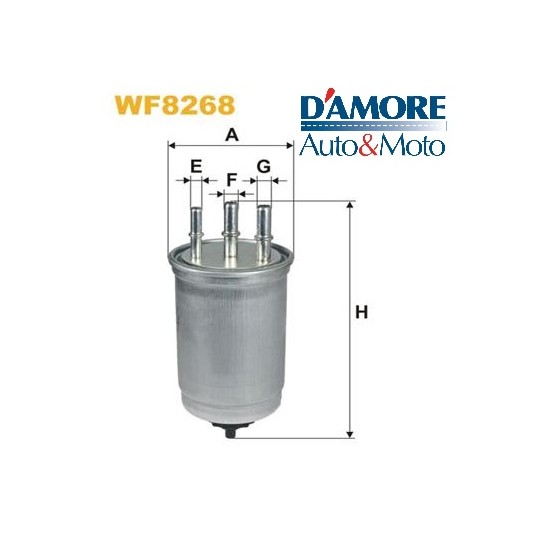 FILTRO GASOLIO FORD FOCUS MONDEO III 1.8 TDCI 2.0 TDCI SSANGYONG KYRON REXTON 2.0 XDI 2.7 XDI 3 TUBI