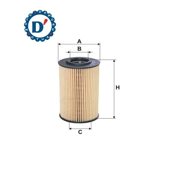 FILTRO OLIO MOTORE E64 I26 H101 AUDI A1 A3 SEAT IBIZA LEON VOLKSWAGEN GOLF VI 1.6 2.0 TDI
