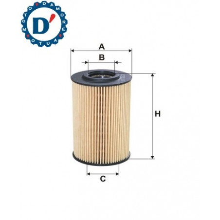 FILTRO OLIO MOTORE E64 I26 H101 AUDI A1 A3 SEAT IBIZA LEON VOLKSWAGEN GOLF VI 1.6 2.0 TDI