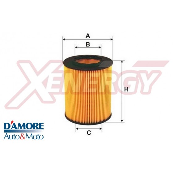 FILTRO OLIO MOTORE E65 I27 H153 AUDI A3 (8L1) A4 (8E2) SEAT LEON (1M1) VOLKSWAGEN GOLF IV (1J1) PASSAT (3B) 1.9 TDI