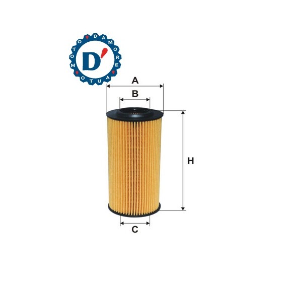 FILTRO OLIO MOTORE E65 I31 H128 VOLVO S40 II S60 II V60 V70 III XC60 XC70 II 2.0 D 2.4 D