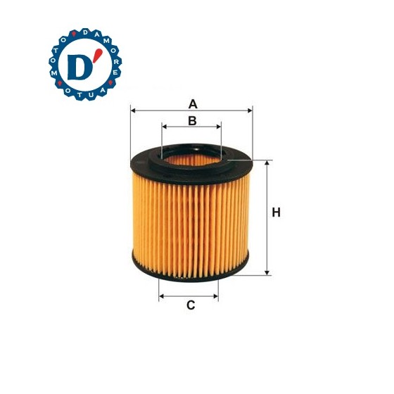 FILTRO OLIO MOTORE E65 I31 H62 SEAT IBIZA IV SKODA FABIA I VOLKSWAGEN FOX POLO (6R, 9N) 1.2