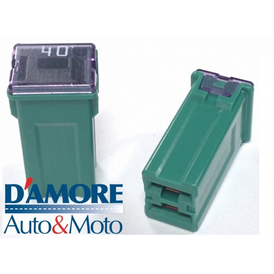 FUSIBILE CARTUCCIA INNESTO FEMMINA 40A SERIE JCASE VERDE GIAPPONESE