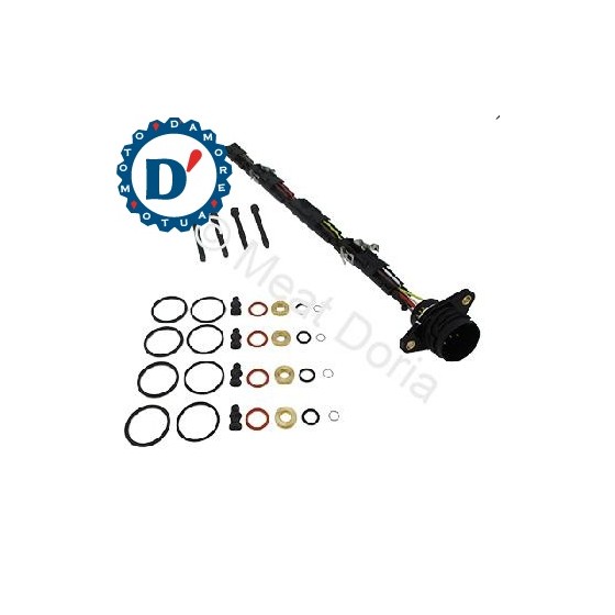 KIT CABLAGGIO CAVI INIETTORI + KIT REVISIONE INIETTORI AUDI A3 (8P) A4 (8E) VOLKSWAGEN GOLF IV V PASSAT (3C) 1.9 TDI 2.0 TDI