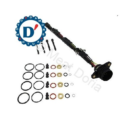 KIT CABLAGGIO CAVI INIETTORI + KIT REVISIONE INIETTORI AUDI A3 (8P) A4 (8E) VOLKSWAGEN GOLF IV V PASSAT (3C) 1.9 TDI 2.0 TDI