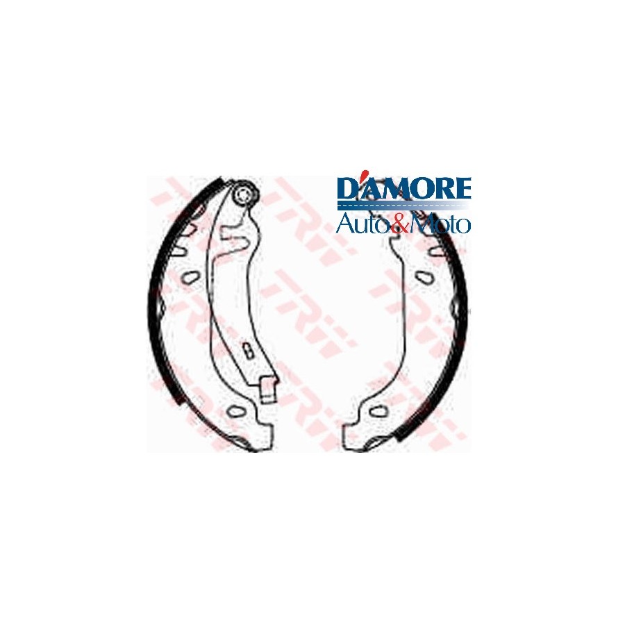 KIT GANASCE FRENO RENAULT CLIO I TWINGO I impianto BENDIX