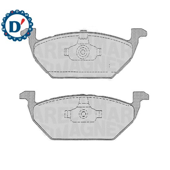 KIT PASTIGLIE FRENO AUDI A3 SEAT IBIZA IV SKODA FABIA VOLKSWAGEN GOLF IV POLO S19,7 NO SENSORE