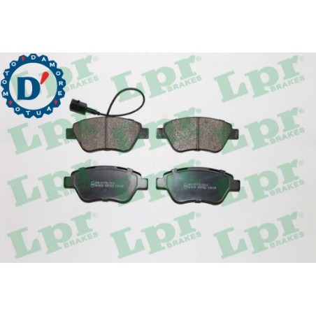 KIT PASTIGLIE FRENO CITROEN NEMO FIAT FIORINO QUBO (225) PEUGEOT BIPPER ANTERIORI