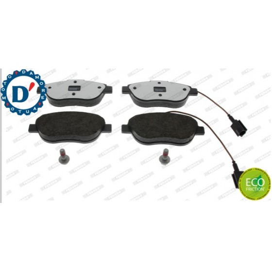 KIT PASTIGLIE FRENO FIAT BRAVO DOBLO PUNTO (199) STILO LANCIA DELTA III MUSA 1.6 MJ 1.9 JTD C/SENSORE FILO