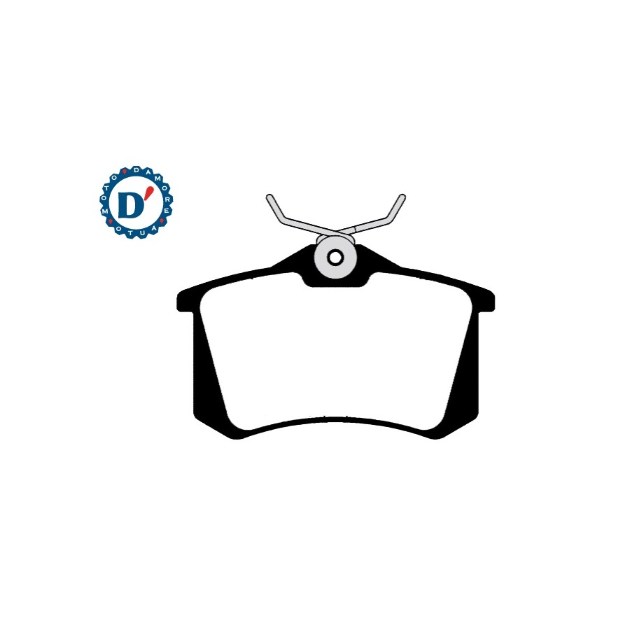 KIT PASTIGLIE FRENO POSTERIORI AUDI A1 A3 A4 CITROEN C4 PEUGEOT 307 RENAULT CLIO III SEAT LEON VOLKSWAGEN GOLF V S17