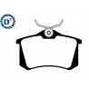 KIT PASTIGLIE FRENO POSTERIORI AUDI A1 A3 A4 CITROEN C4 PEUGEOT 307 RENAULT CLIO III SEAT LEON VOLKSWAGEN GOLF V S17