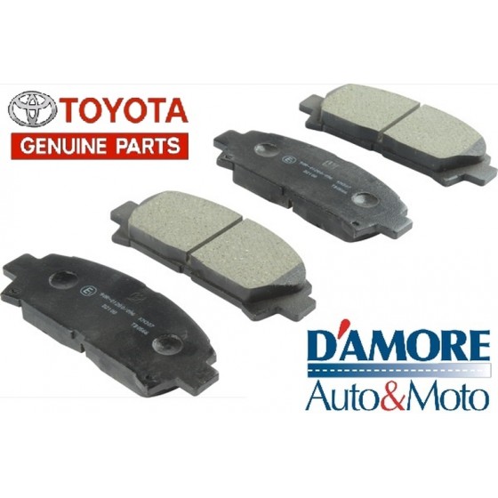 KIT PASTIGLIE FRENO TOYOTA AVENSIS T22 AVENSIS VERSO 97-05 ANTERIORE