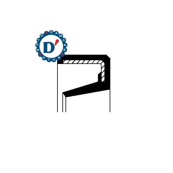 PARAOLIO 58X80X15 NBR MOZZO RUOTA LAND ROVER DEFENDER (L316) DISCOVERY I RANGE ROVER I