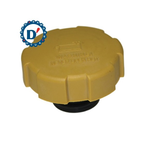 TAPPO VASO ESPANSIONE ALFA ROMEO 159 FIAT CROMA 1.9 JTD OPEL ASTRA H CORSA D VECTRA C ZAFIRA B SAAB 9-3 BAR 1,4 GIALLO