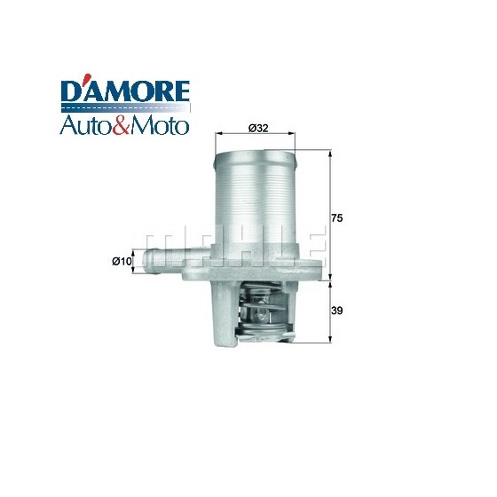 TERMOSTATO MOTORE RENAULT CLIO I TWINGO (C06_) 1.2