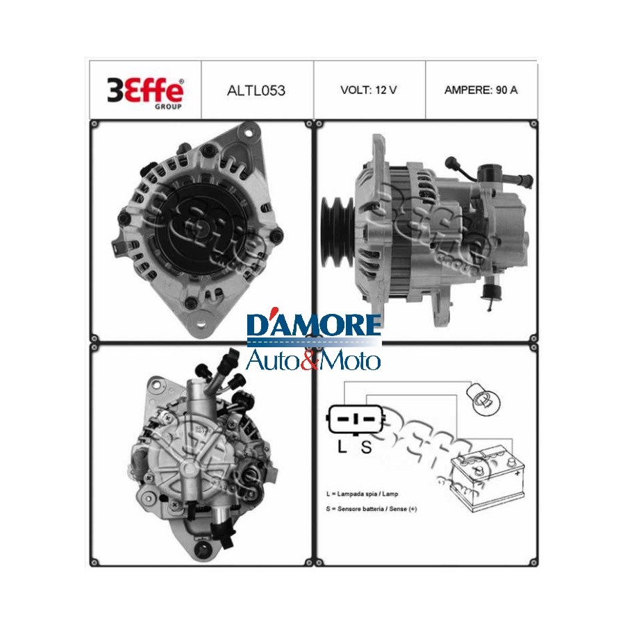 ALTERNATORE HYUNDAI GALLOPER II (JK-01) 2.5 TD