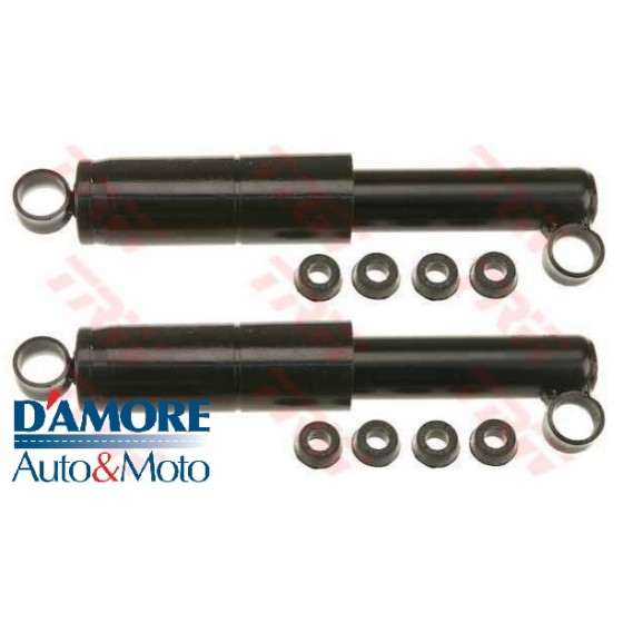 AMMORTIZZATORE SOSPENSIONE FIAT PANDA (141) LANCIA Y10 POSTERIORE pressione olio occhiello superiore inferiore 2 PZ.