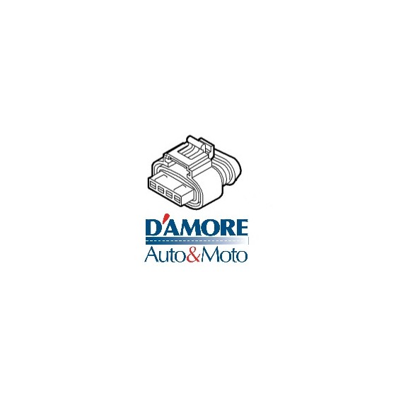 CONNETTORE SENSORE PRESSIONE ASPIRAZIONE ALFA ROMEO 147 159 GIULIETTA 1.9 JTDM 2.0 JTDM FIAT 500 BRAVO CROMA DOBLO GRANDE PUNTO 