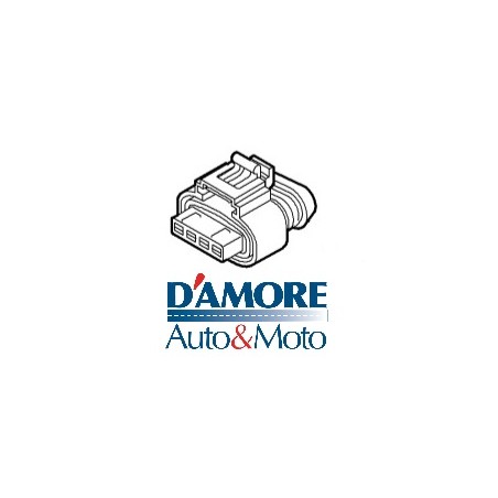 CONNETTORE SENSORE PRESSIONE ASPIRAZIONE ALFA ROMEO 147 159 GIULIETTA 1.9 JTDM 2.0 JTDM FIAT 500 BRAVO CROMA DOBLO GRANDE PUNTO 