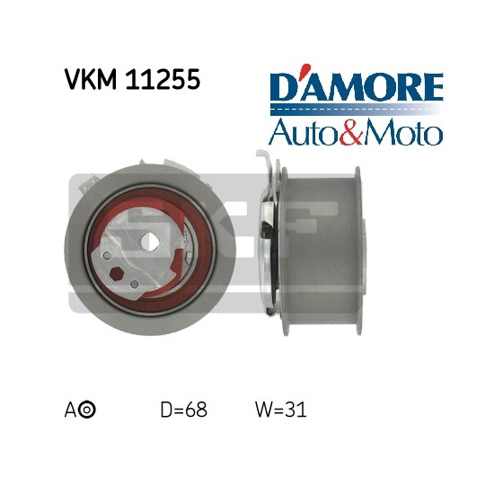 CUSCINETTO TENDICINGHIA DISTRIBUZIONE AUDI A3 (8P) A4 (8E) SEAT LEON (1P) SKODA OCTAVIA (1Z) VW GOLF V PASSAT (3C) 2.0 TDI