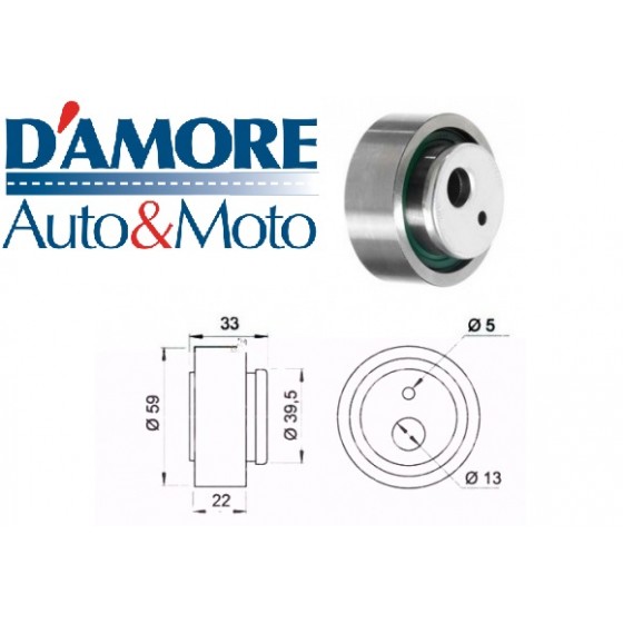 CUSCINETTO TENDICINGHIA DISTRIBUZIONE CITROEN SAXO 1.1 XANTIA XSARA 1.6 1.8 PEUGEOT 106 206 1.1 307 1.4