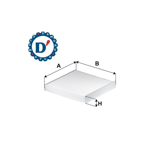 FILTRO ARIA ABITACOLO L215 L200 H30 FORD TRANSIT (FD, FB, FS, FZ, FC)