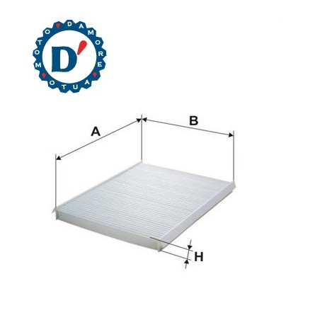 FILTRO ARIA ABITACOLO L231 L188 H21 FIAT BRAVO STILO LANCIA DELTA III