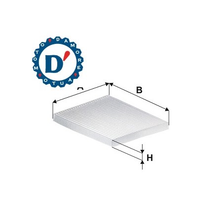 FILTRO ARIA ABITACOLO L238 L192 H20 HYUNDAI IX35 TUCSON (JM, TL) KIA SPORTAGE (QL, SL) 1.6 GDI 1.7 CRDI 2.0 CRDI
