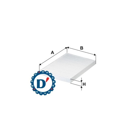 FILTRO ARIA ABITACOLO L248 L174 H20 HYUNDAI I30 (FD) KIA CEE\'D (ED)